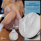 Masturbador CrystalGrip Transparente con Ventosa