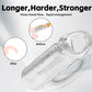 Anillo vibrador transparente para el pene CrystalPulse
