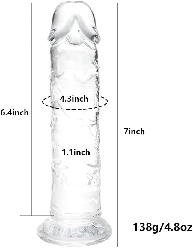 CrystalSoft Dildo Principiante de 7"