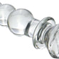 CrystalTrail Glass Beaded Anal Plug