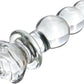 CrystalTrail Glass Beaded Anal Plug