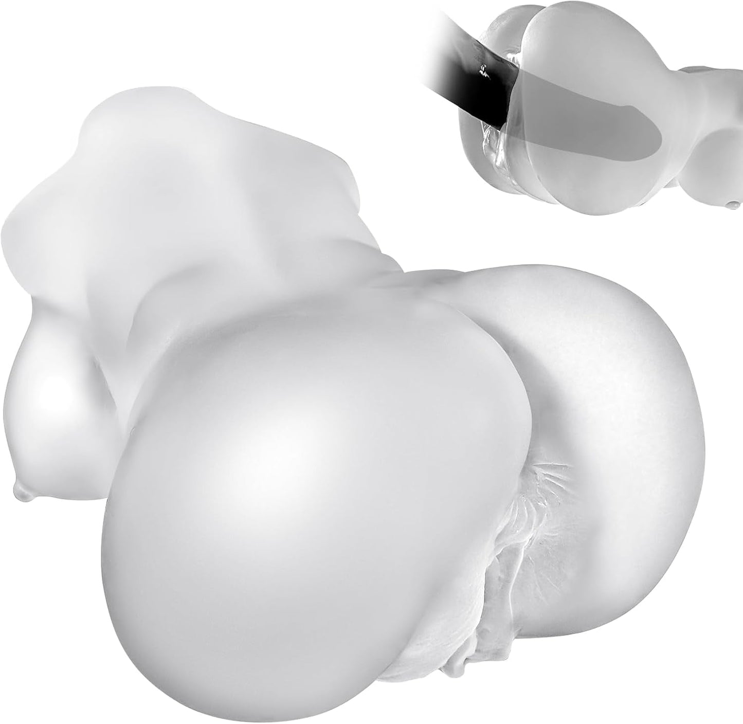 CurveCrave Transparent Sex Doll Stroker