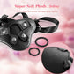 CurveCraze 7" Curved Silicone Strap-On Dildo & Harness