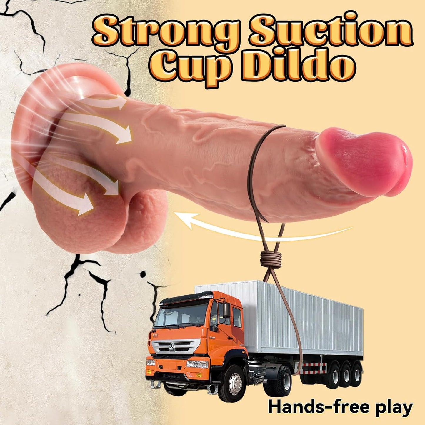 Dildo de eje grueso CurveFeel