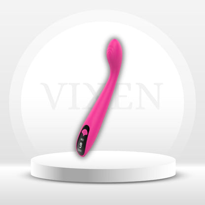 Baguette vibrante point G CurveGlow avec écran LCD