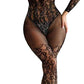 Bodystocking de rejilla CurveMesh Confidence