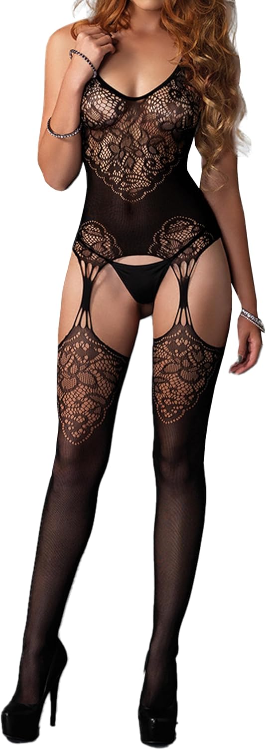 Bodystocking de rejilla CurveMesh Confidence