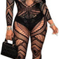 Bodystocking de rejilla CurveMesh Confidence