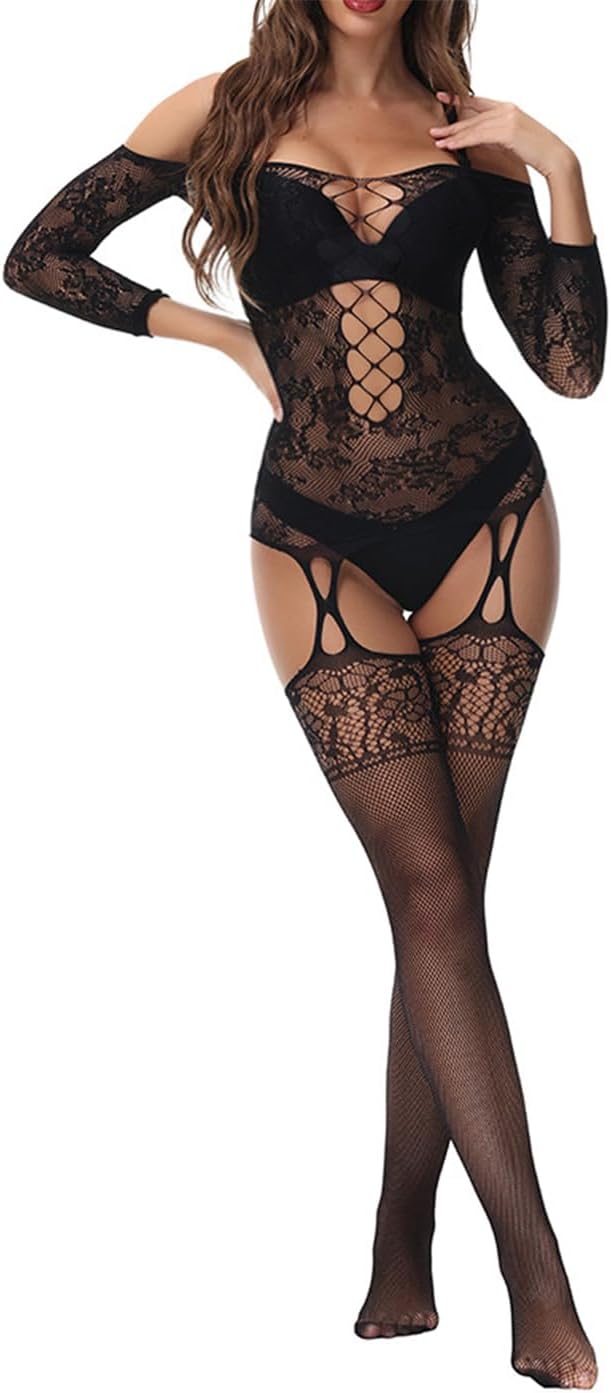 Bodystocking de rejilla CurveMesh Confidence