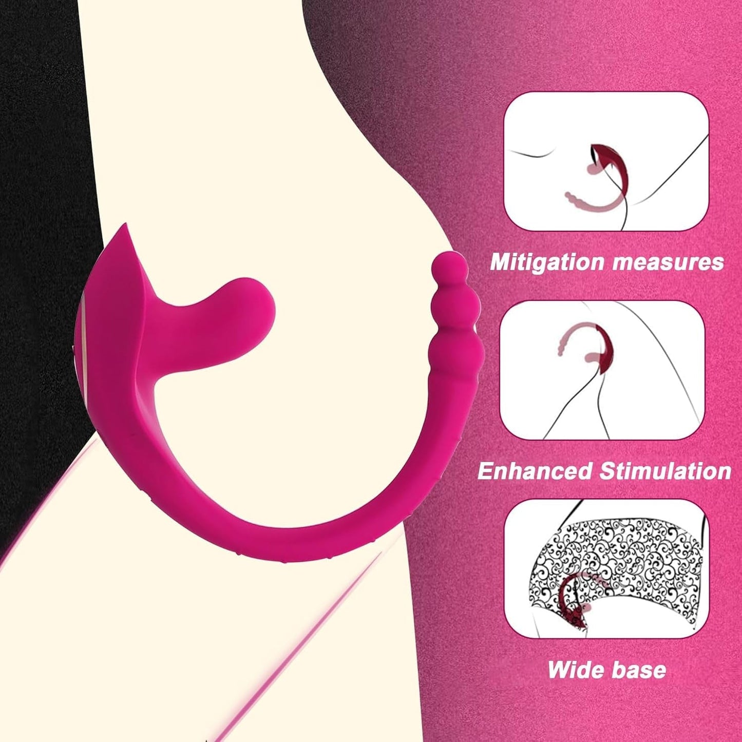 Vibrador de clítoris y bragas de triple estimulación CurvePoint