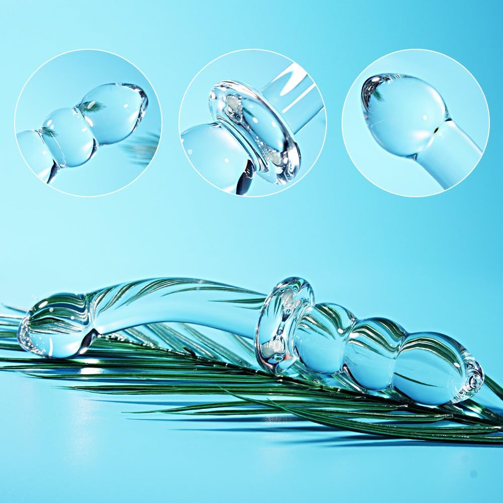 Sextoy en verre à double extrémité CurvePulse