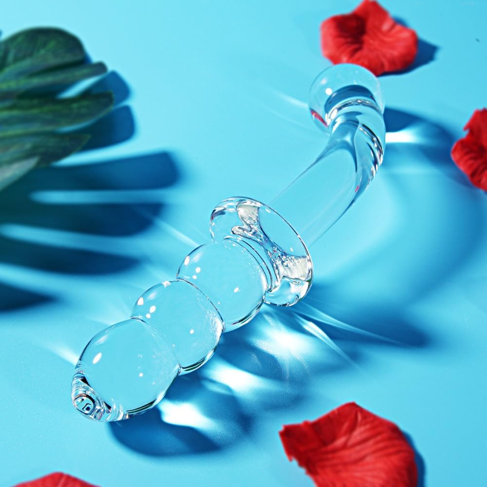 Sextoy en verre à double extrémité CurvePulse
