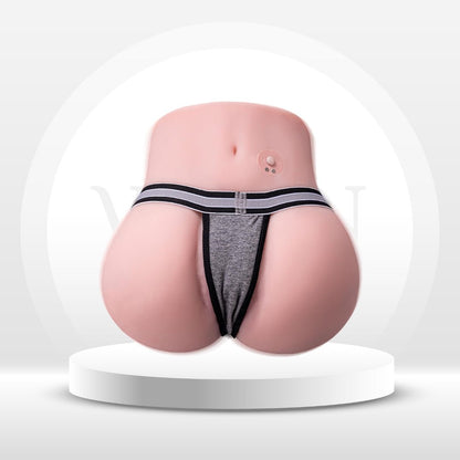 CurveVibe Vagina de Bolsillo Vibratoria TPE Muñeca Sexual Masturbador