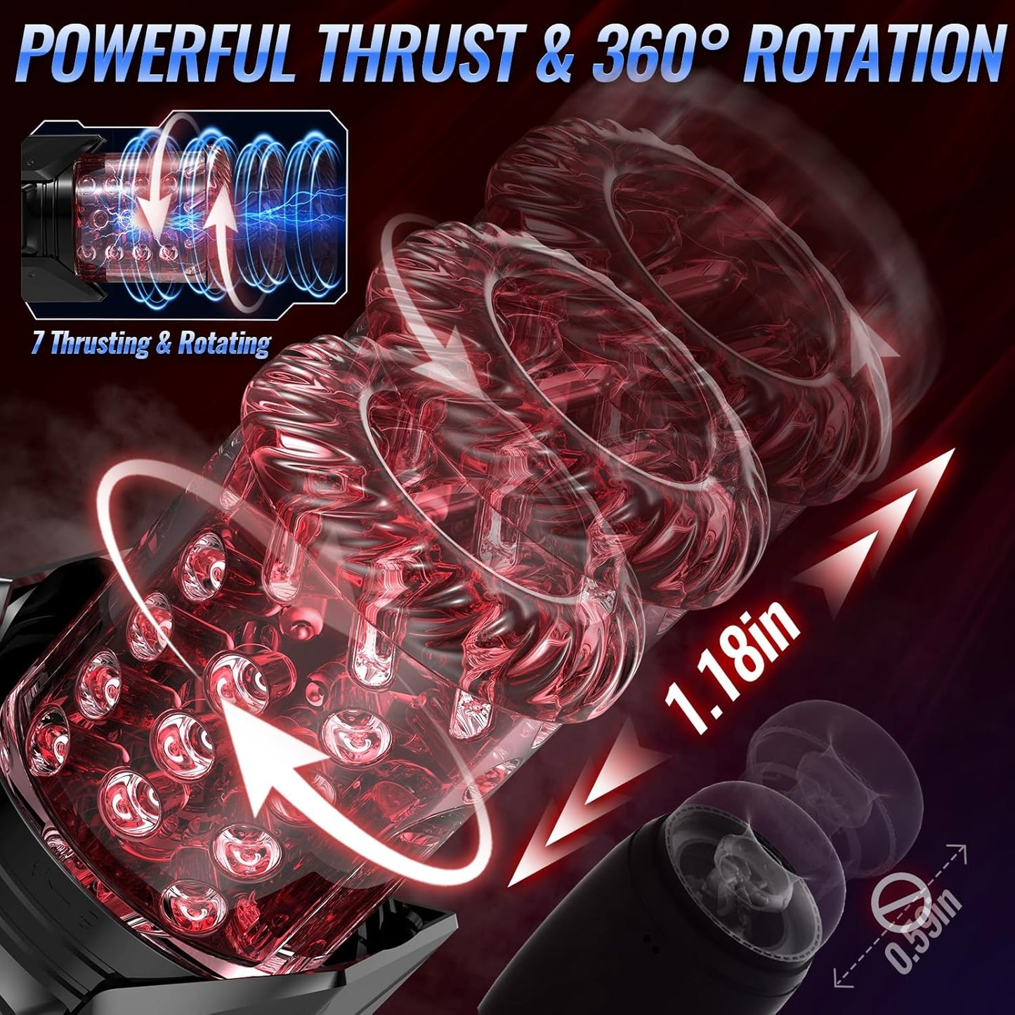 CyberSync AI Masturbador ThrustMaster
