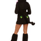 Fuzzy Black Cat Costume