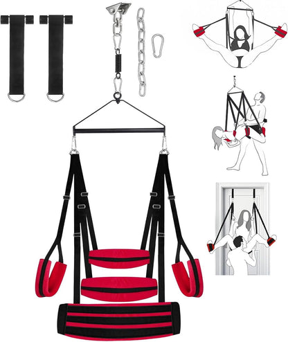 VortexSpin 360° Ceiling BDSM Swing 800lb Adjustable
