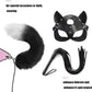 FeralFox Fox Tail Plug Máscara Látigo BDSM Set