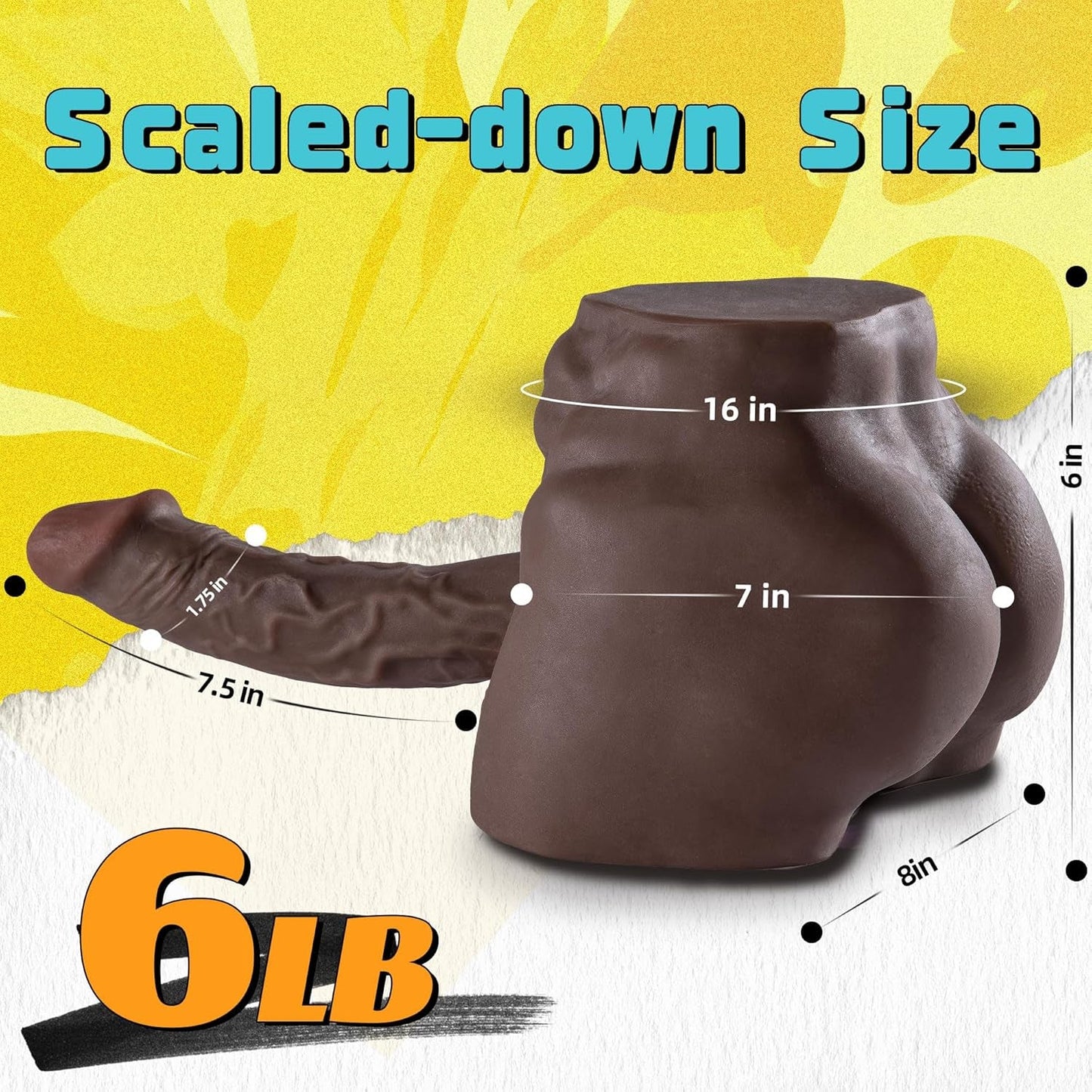 DualMate 2-in-1 Male Torso Sex Doll with Bendable Dildo