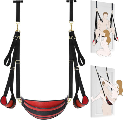 VelatriX Columpio sexual para puerta 2 en 1, ajustable, 227 kg