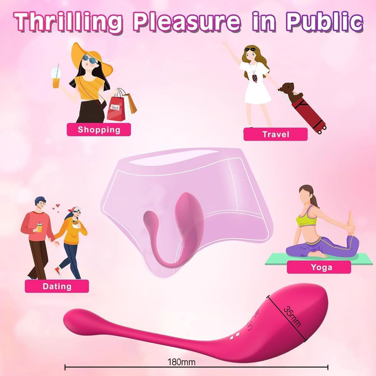 Huevo Vibrador Remoto StealthSync 12 Modos Impermeable Silencioso