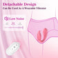 TriSync Vibrador Strap-On sin Tirantes a Distancia de 3 Motores