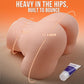 SilqueDuo Torso de Muñeca Sexual de Silicona de Doble Canal 5.9 kg
