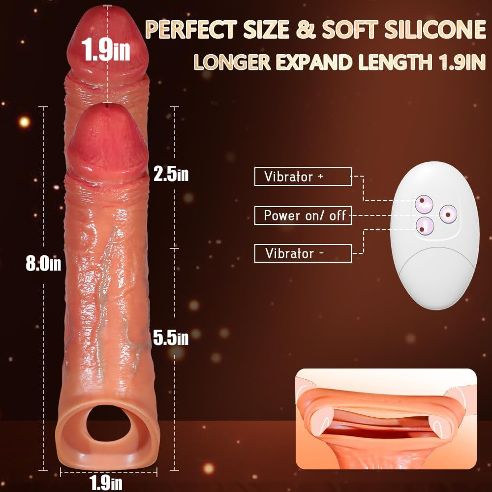 AppDrive Control de Aplicación Manga Vibradora de Pene con 9 Modos de Anillo