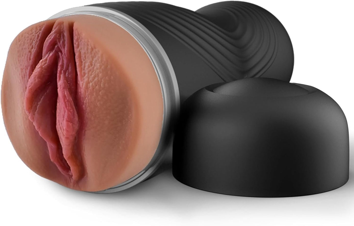 DeepLuxe 8.5" Realistic Pocket Pussy Male Masturbator Cup