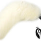 Tapón Anal Vibrador con Cola de Zorro de Control Remoto FrostPulse