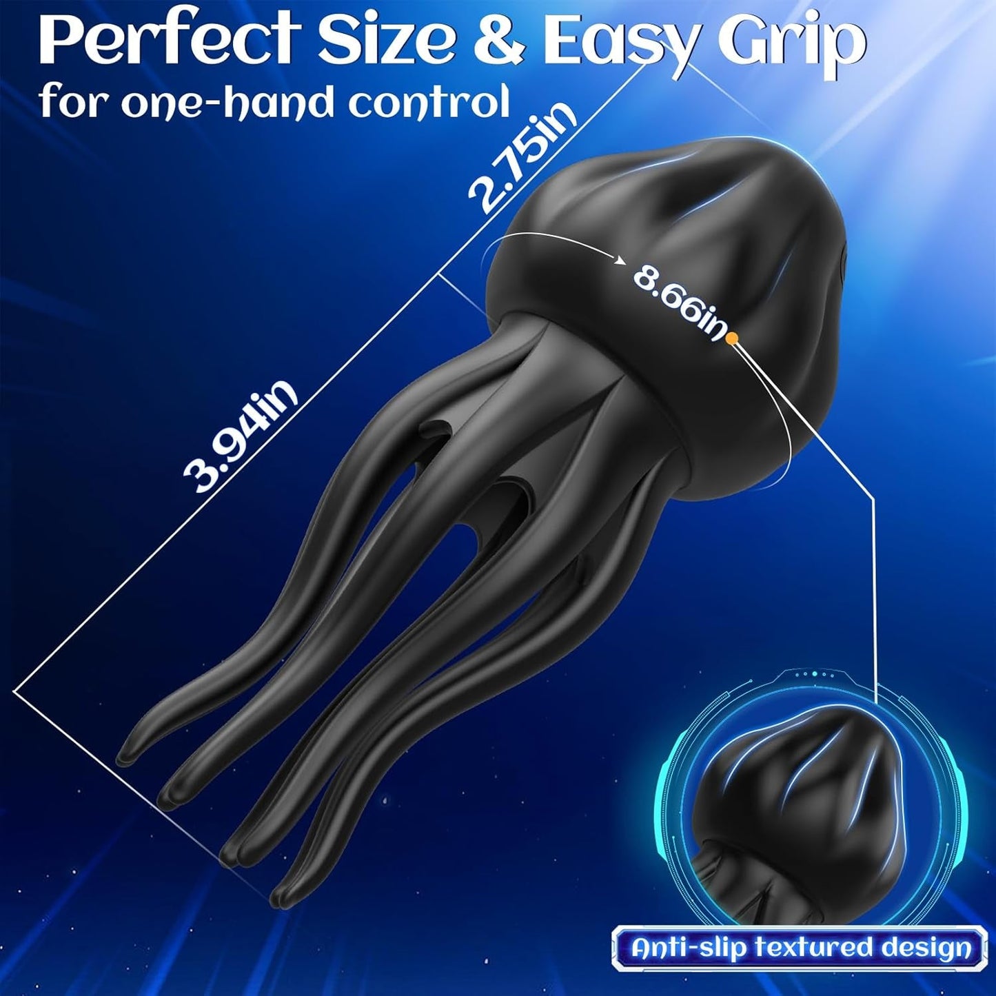 MaxWrap Tentáculo Grande Entrenador para Masturbación 10 Modos