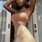 Strapless Mesh Chemise