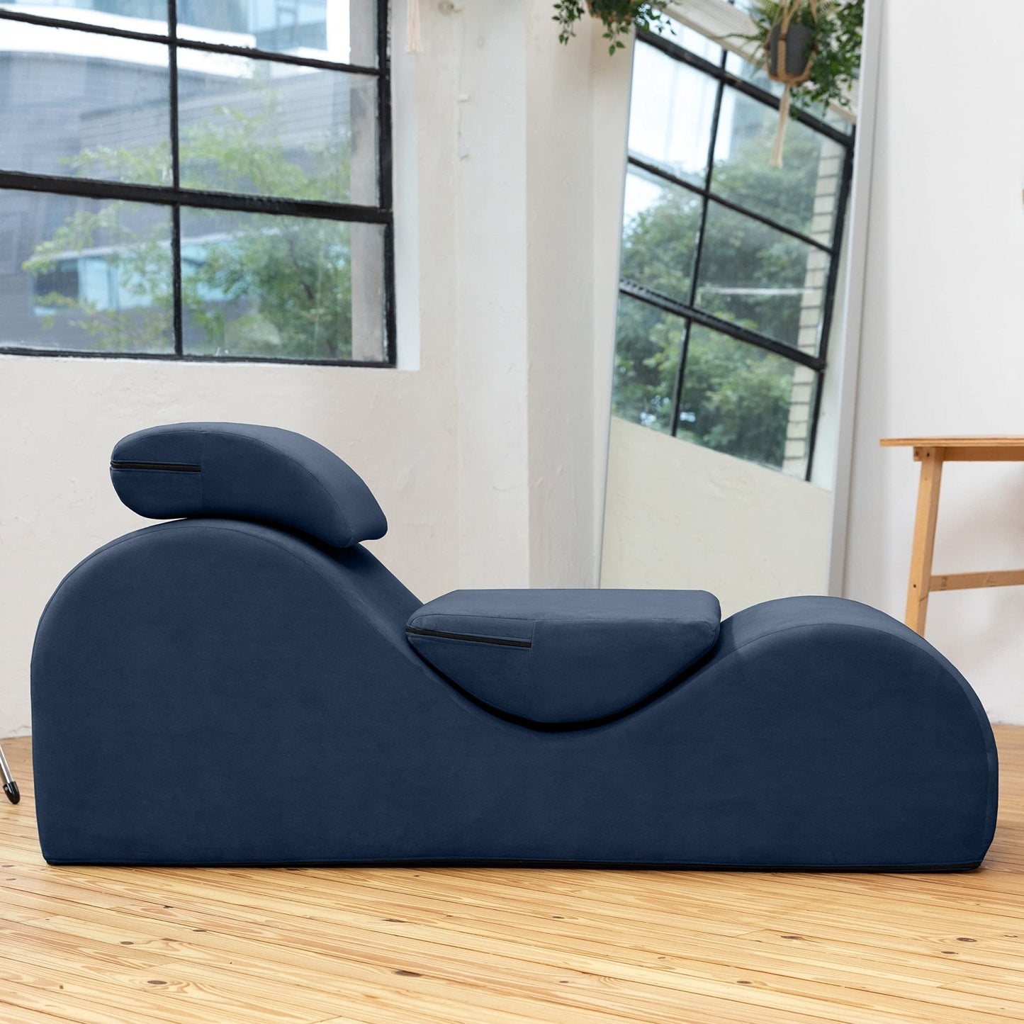 Tumbona Intima de Lujo Azul Oscuro