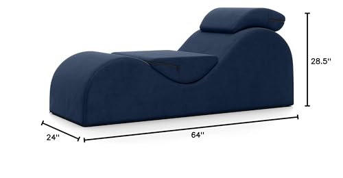Tumbona Intima de Lujo Azul Oscuro