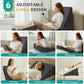 Oreiller triangulaire de soutien intime gris foncé pour couples