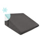 Oreiller triangulaire de soutien intime gris foncé pour couples