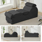 Chaise longue de soporte Seducción Gris Oscuro