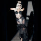 Costume d'Halloween adulte sirène sombre