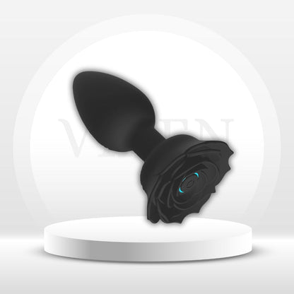 DarkBloom Rose Anal Plug Vibrator