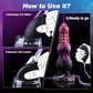 MythicJet 9.6” Squirting Knot Dildo Silicone Suction Cup