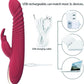 Vibrador de conejo TitanWave de 9" con 15 modos, con empuje y sumergible