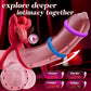 TongueFlex Cock Ring Clit Stimulator 9 Modes Silicone