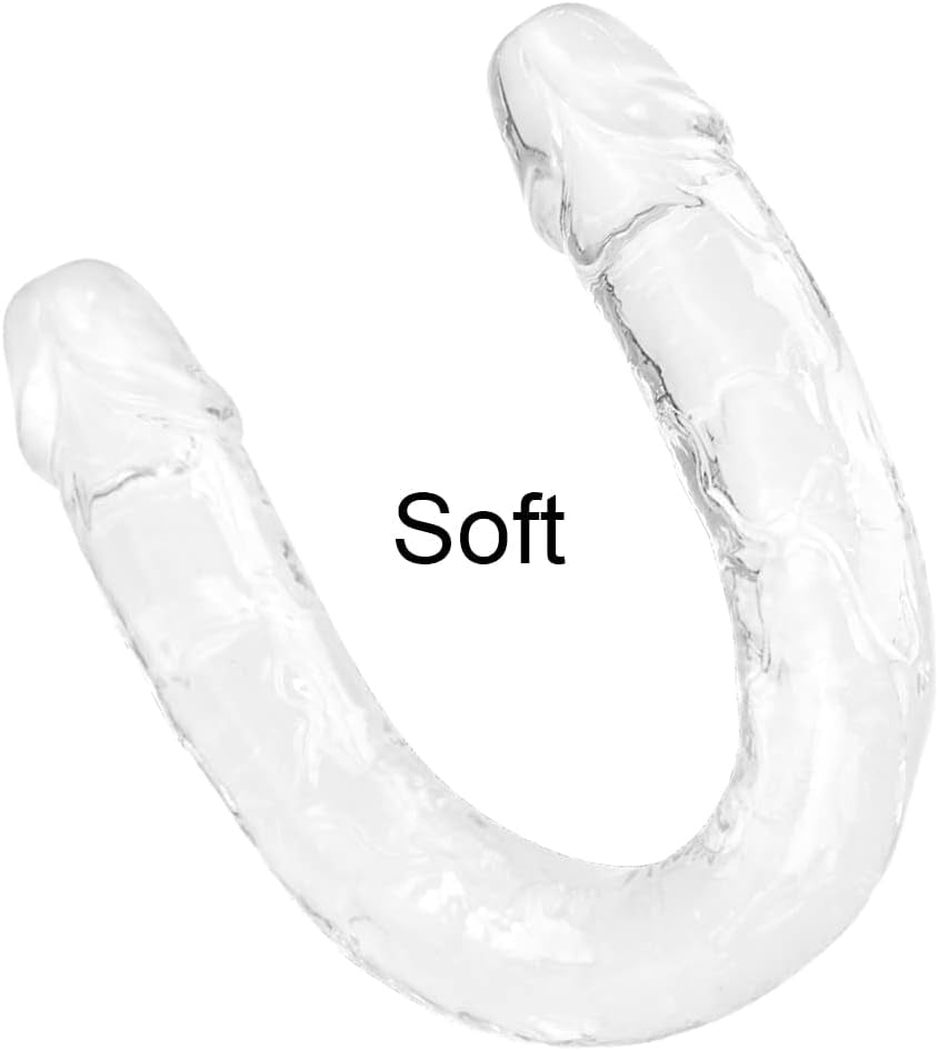 TitanFlex 18” Dildo de Doble Extremo Grueso Flexible