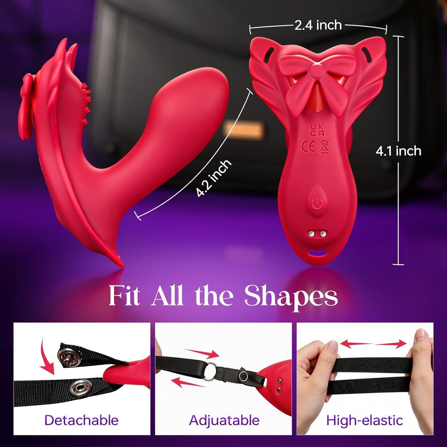 Vibrador bragas control remoto ShadowSync APP con dildo de punto G