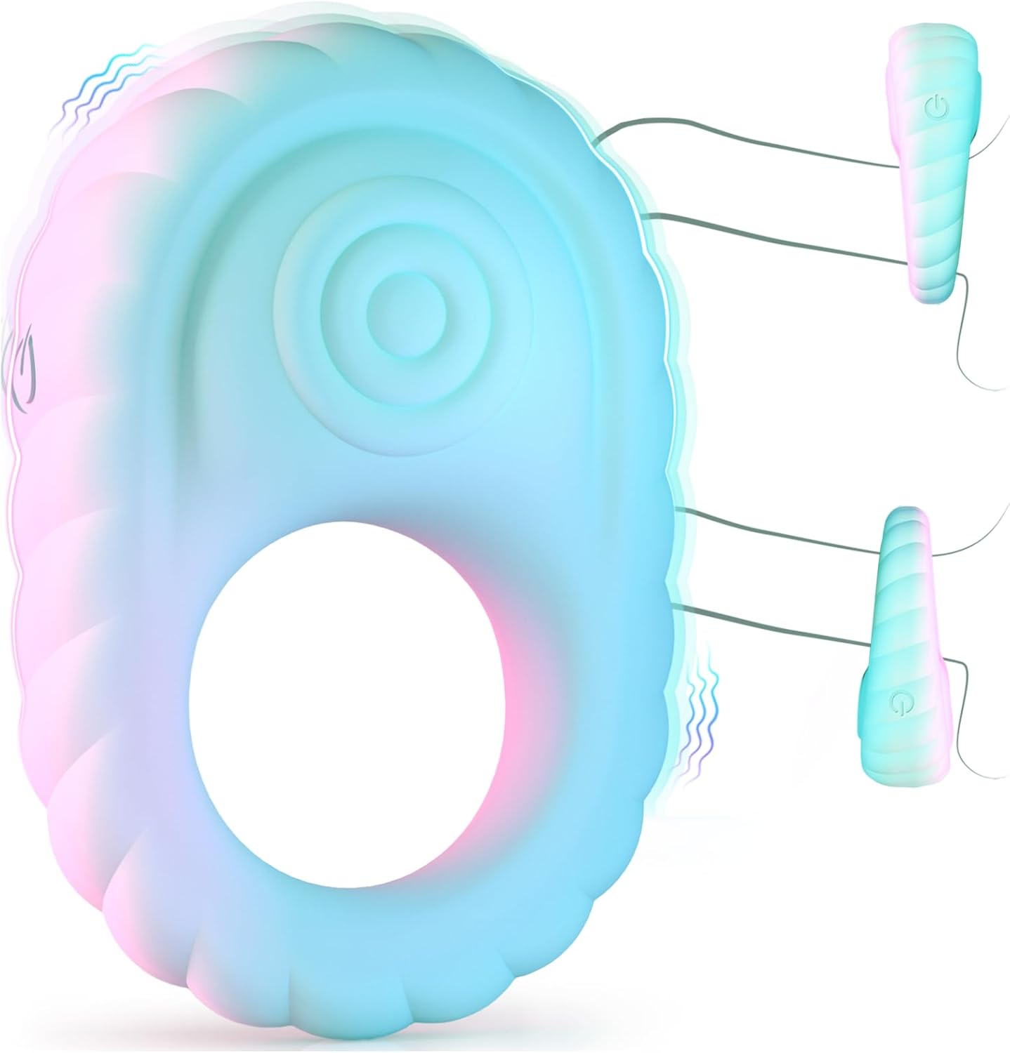 Anillo para pene de silicona líquida reversible DeepControl