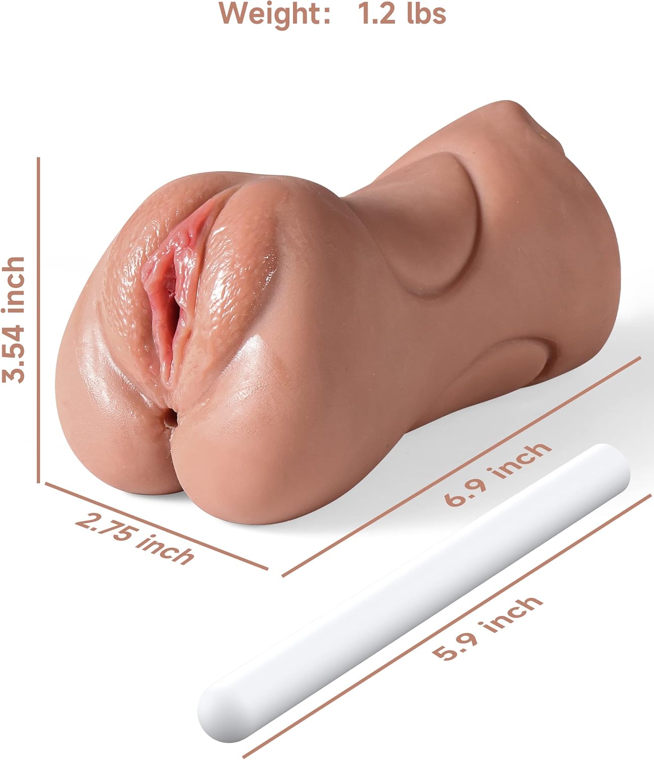 Masturbateur DeepCore 3-en-1 multi-zones avec vagin de poche