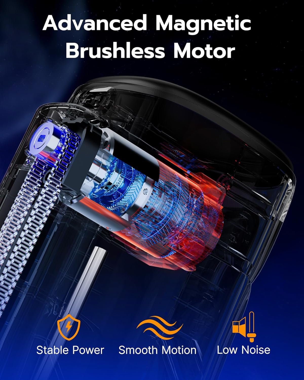 DeepDrive Thrusting Heated Male Masturbator Stroker 65mm Depth