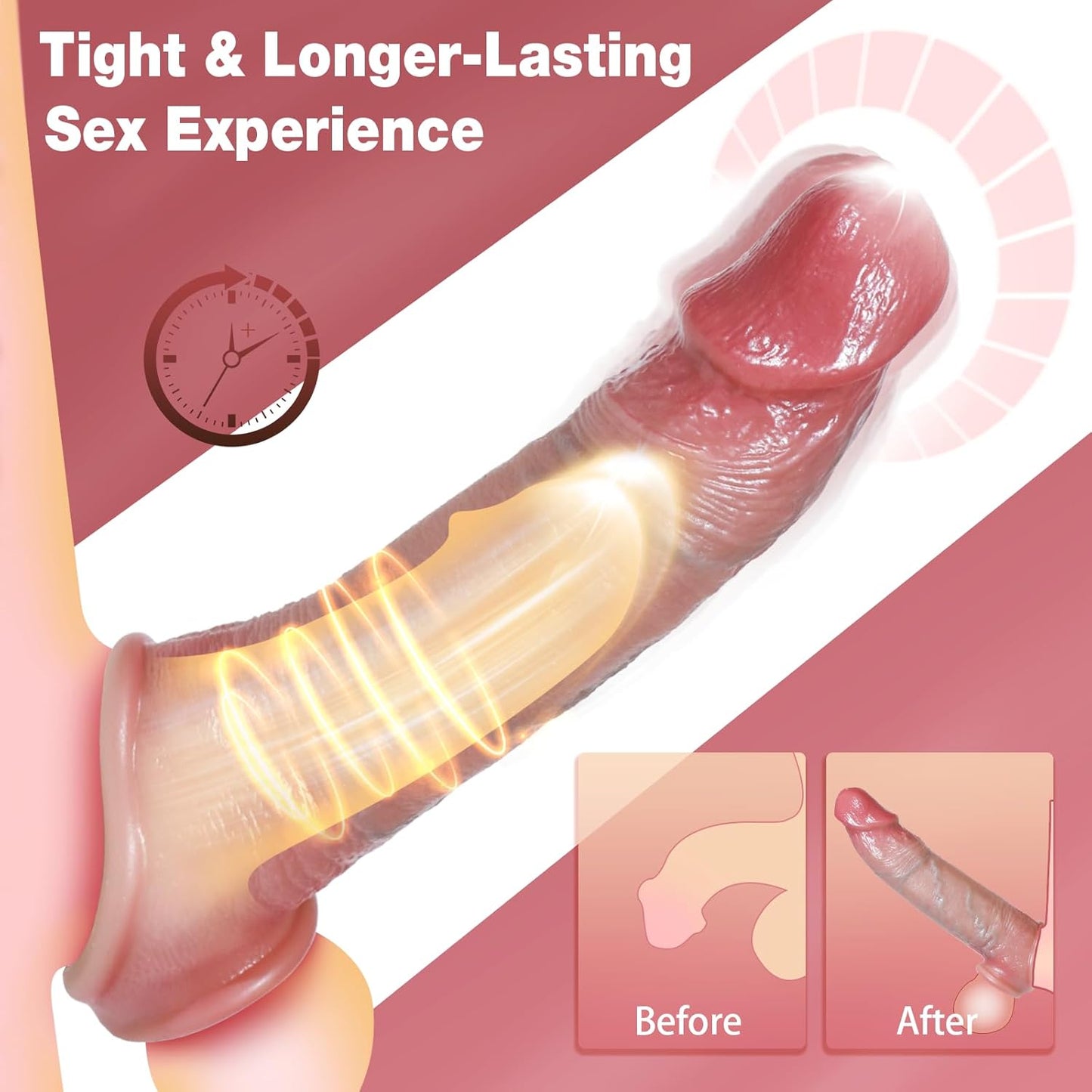 DeepDrive Extensor Vibrador de Pene