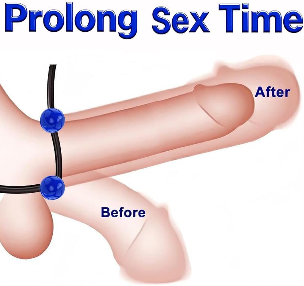 Juego de anillos para pene DeepFlex de 9 piezas ajustables
