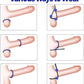 Juego de anillos para pene DeepFlex de 9 piezas ajustables