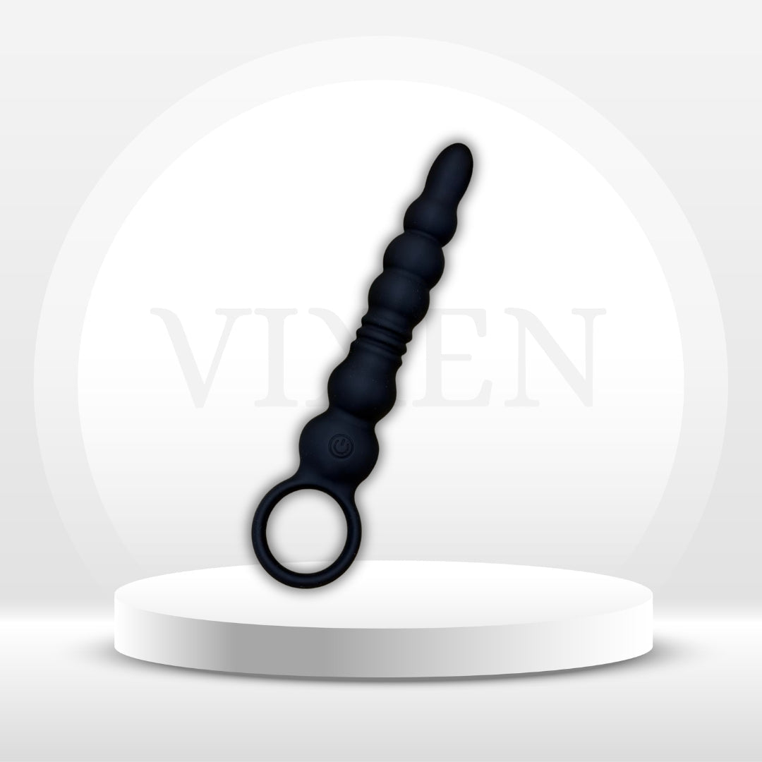 DeepRush Thrusting Anal Beads Prostate Massager Vibrator